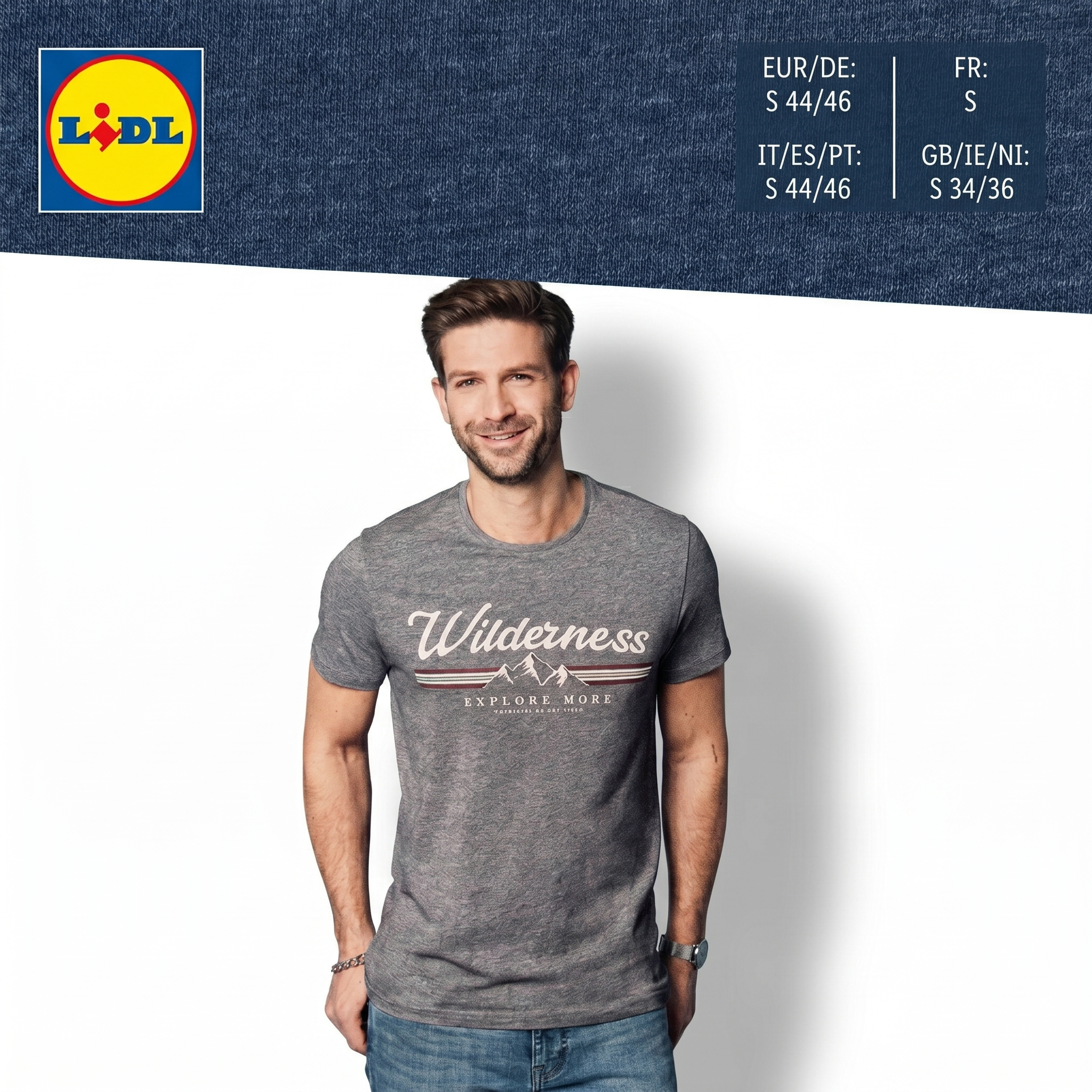Heather Grey Graphic Tee