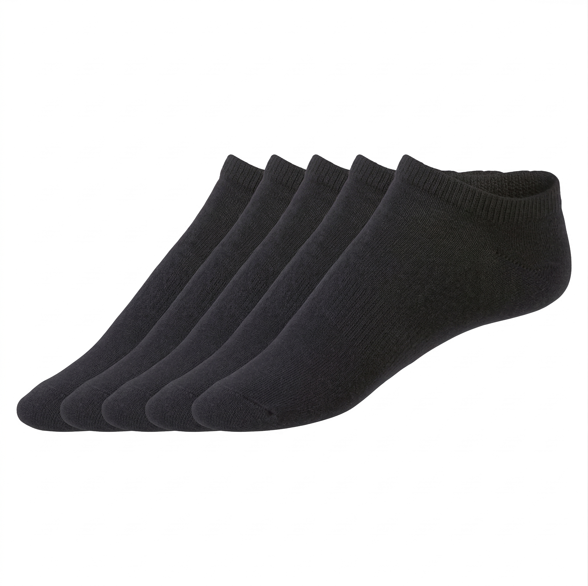 Esmara® Women's Low Socks, 5 Pairs (Black)