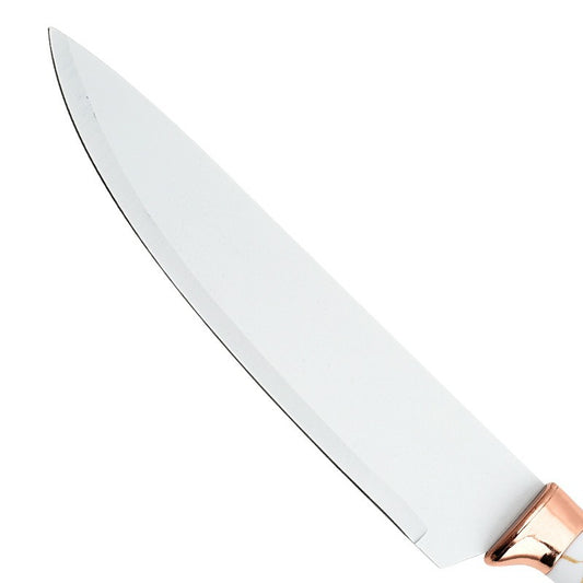 6 Piece Stainless Steel Marble Coating Kitchen Knife Set
