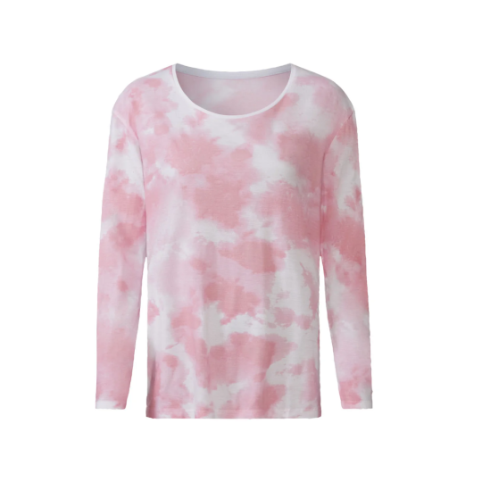 ESMARA Women’s Longsleeve Tops, 2 pcs (grey/pink)