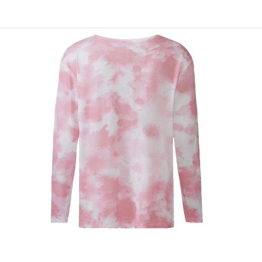 ESMARA Women’s Longsleeve Tops, 2 pcs (grey/pink)