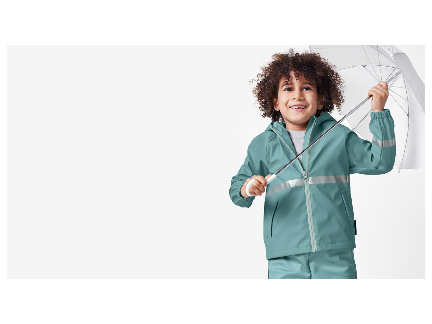 LUPILU Boys’ Waterproof Jacket (green)