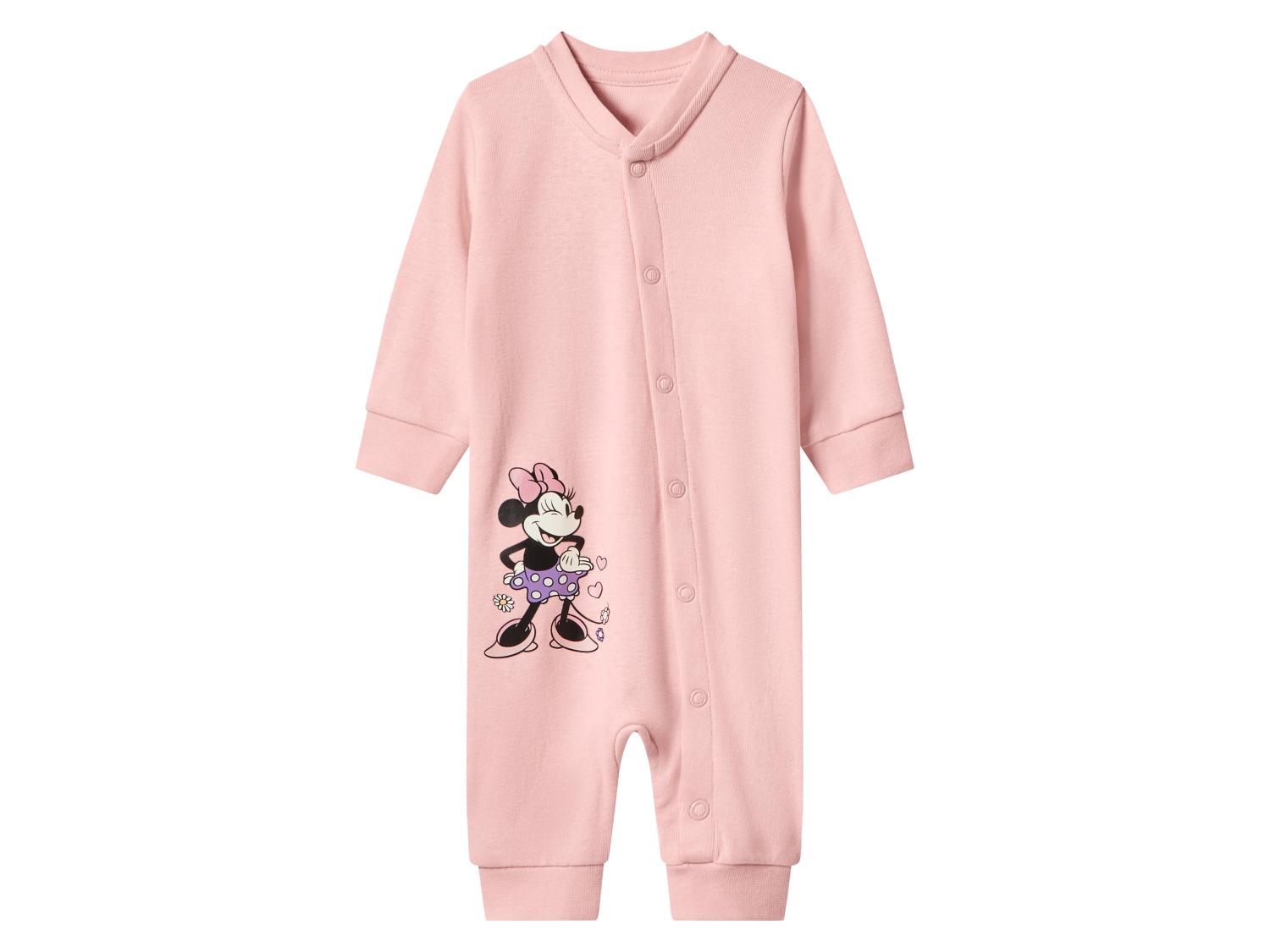 Baby Girl’s Long-sleeved Overalls - Minnie Mouse
