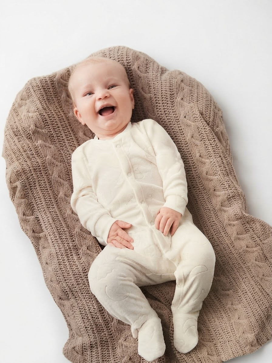 LUPILU Baby Long sleeves velour overalls