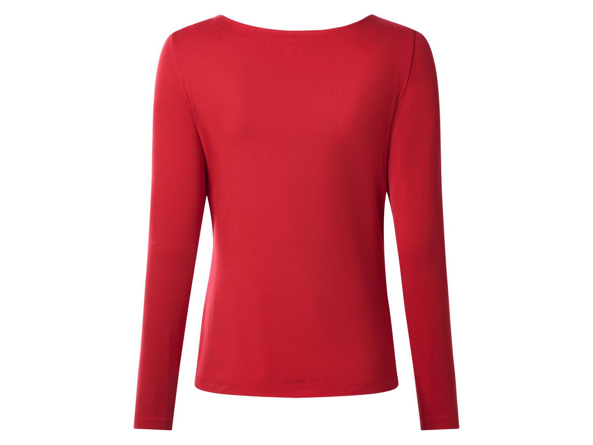 ESMARA Women’s Long sleeves T-Shirt (Red)