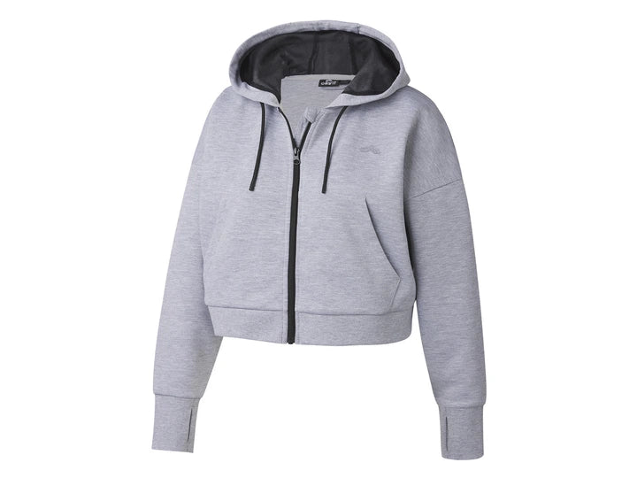 CRIVIT Women’s Zip-up Hoodie