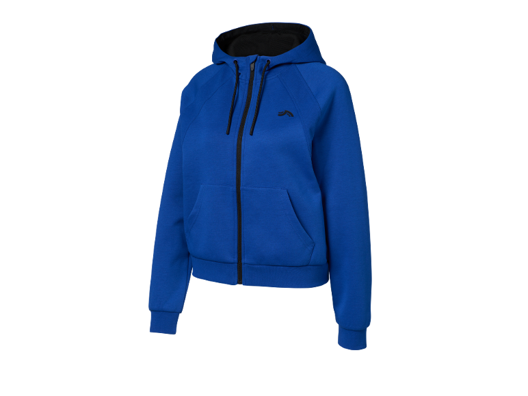 CRIVIT Women’s Zip-up Hoodie (Blue)