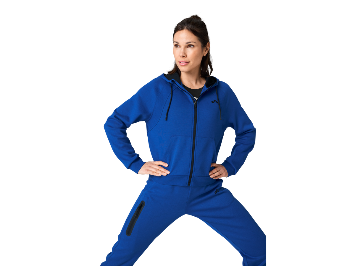CRIVIT Women’s Zip-up Hoodie (Blue)