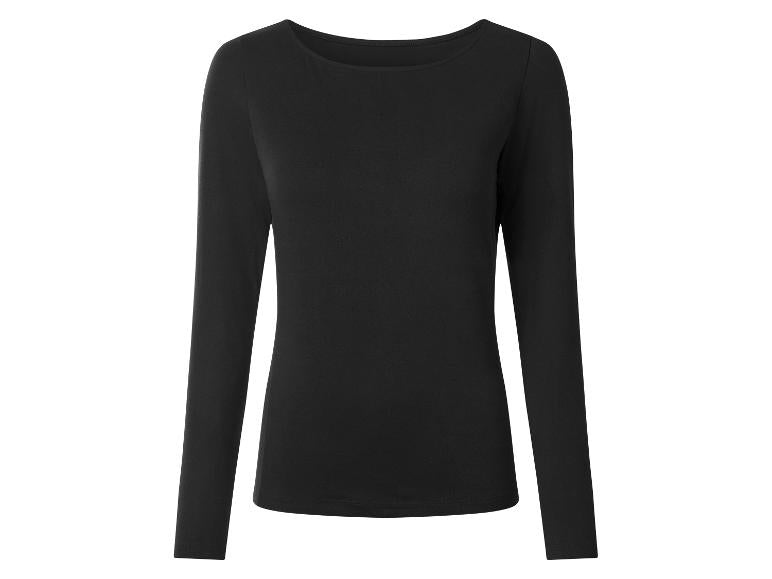 ESMARA Women’s Long Sleeves T-Shirt (Black)