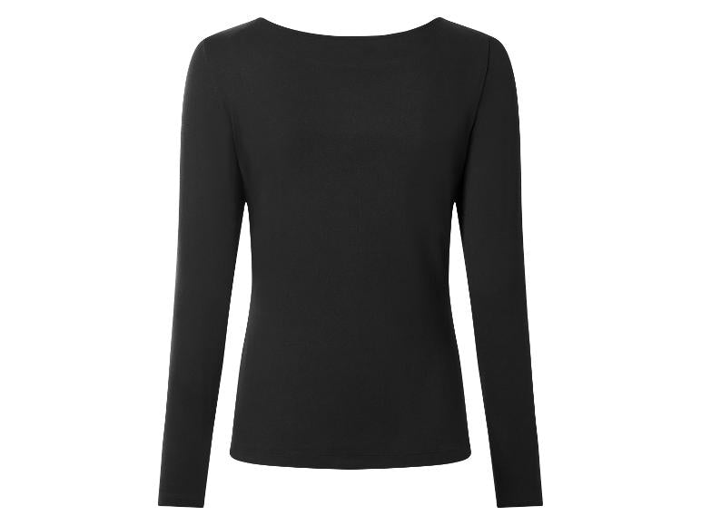 ESMARA Women’s Long Sleeves T-Shirt (Black)