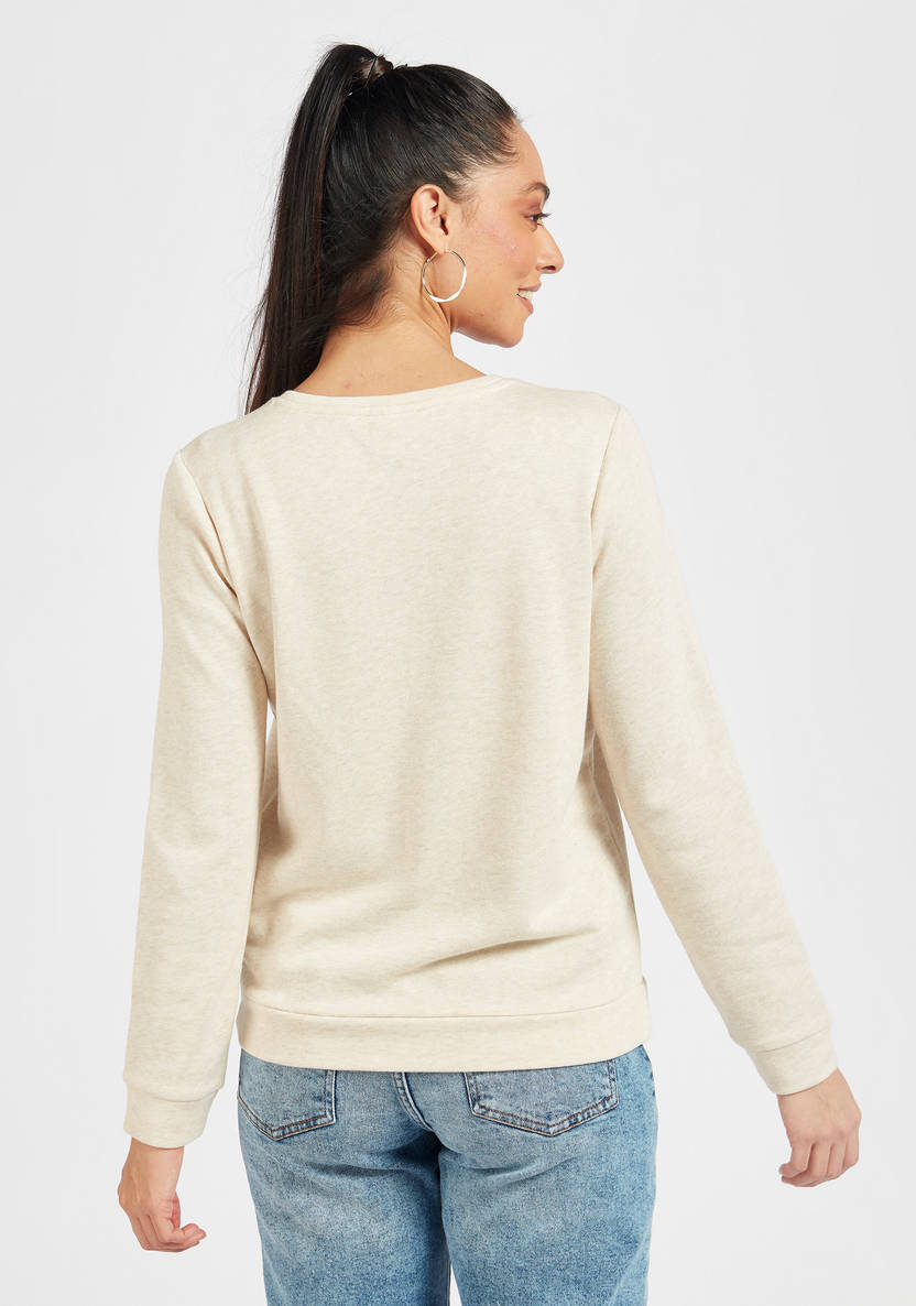 Women’s Sweatshirt « Tweety and Sylvester » (beige)