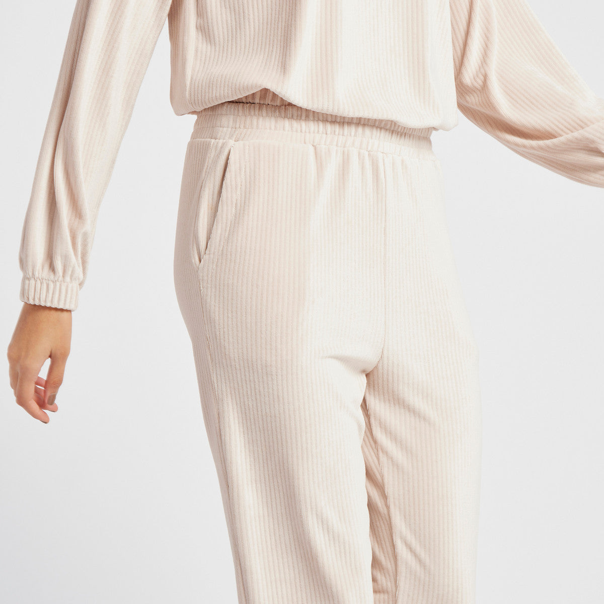 Women’s Ribbed Velvet Joggers
