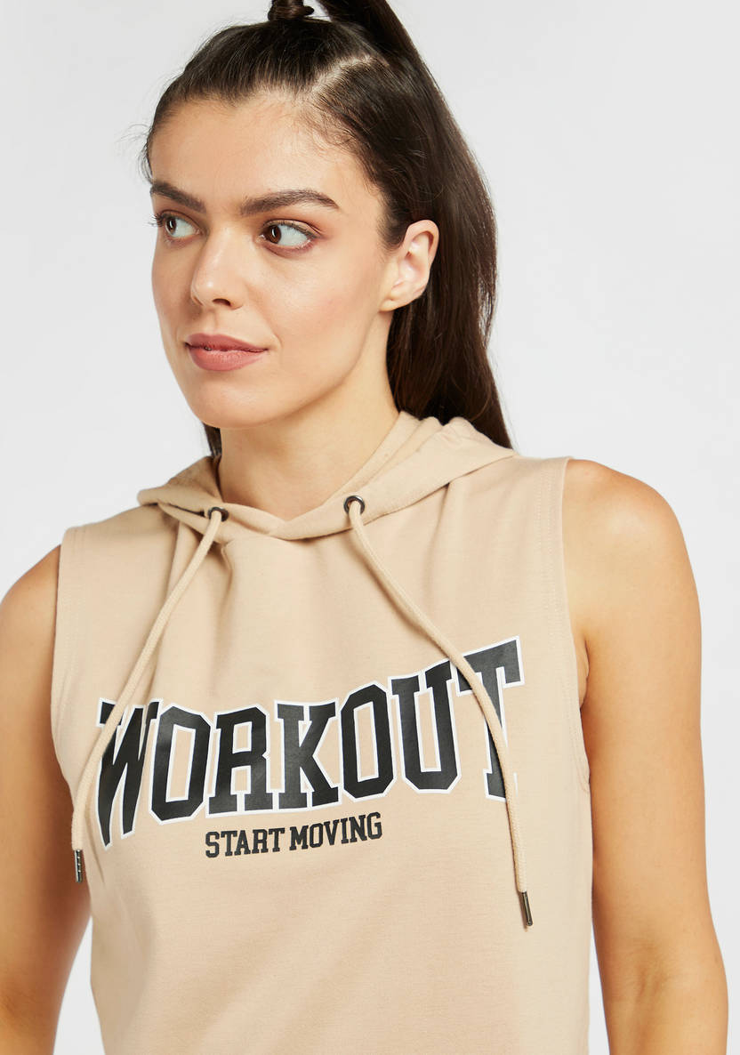 Women’s Sleevless Sweatshirt «Workout »