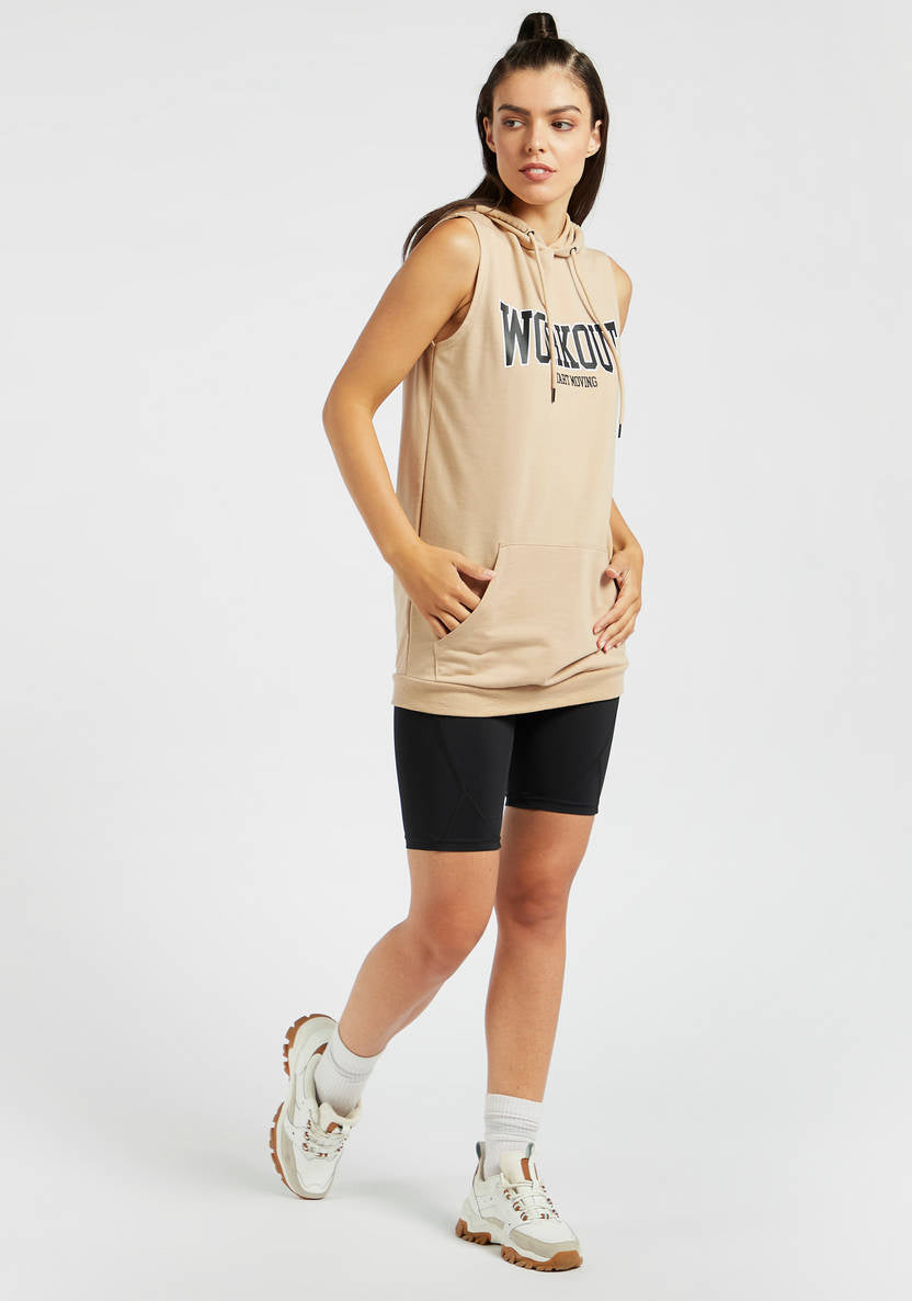 Women’s Sleevless Sweatshirt «Workout »