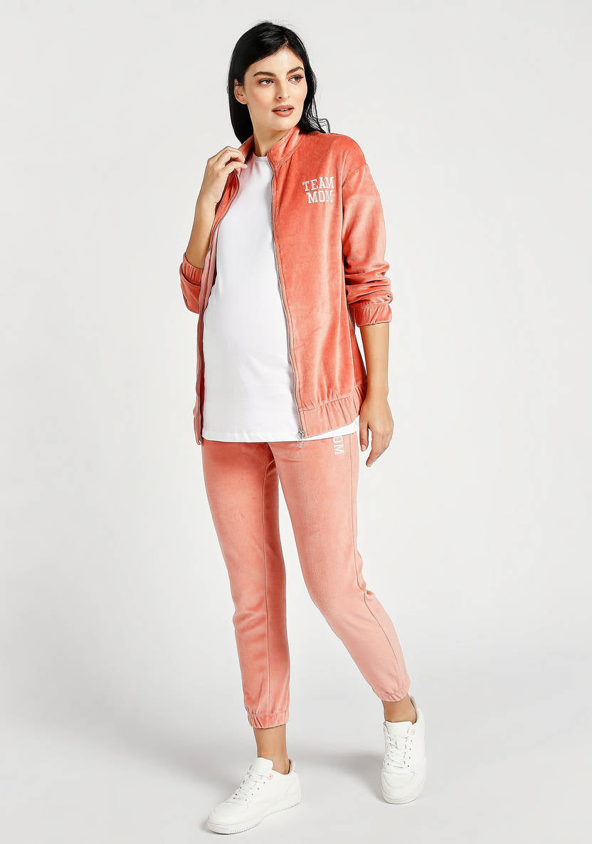 Maternity Velour Joggers