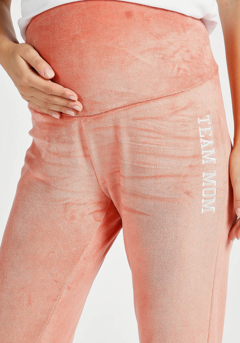 Maternity Velour Joggers
