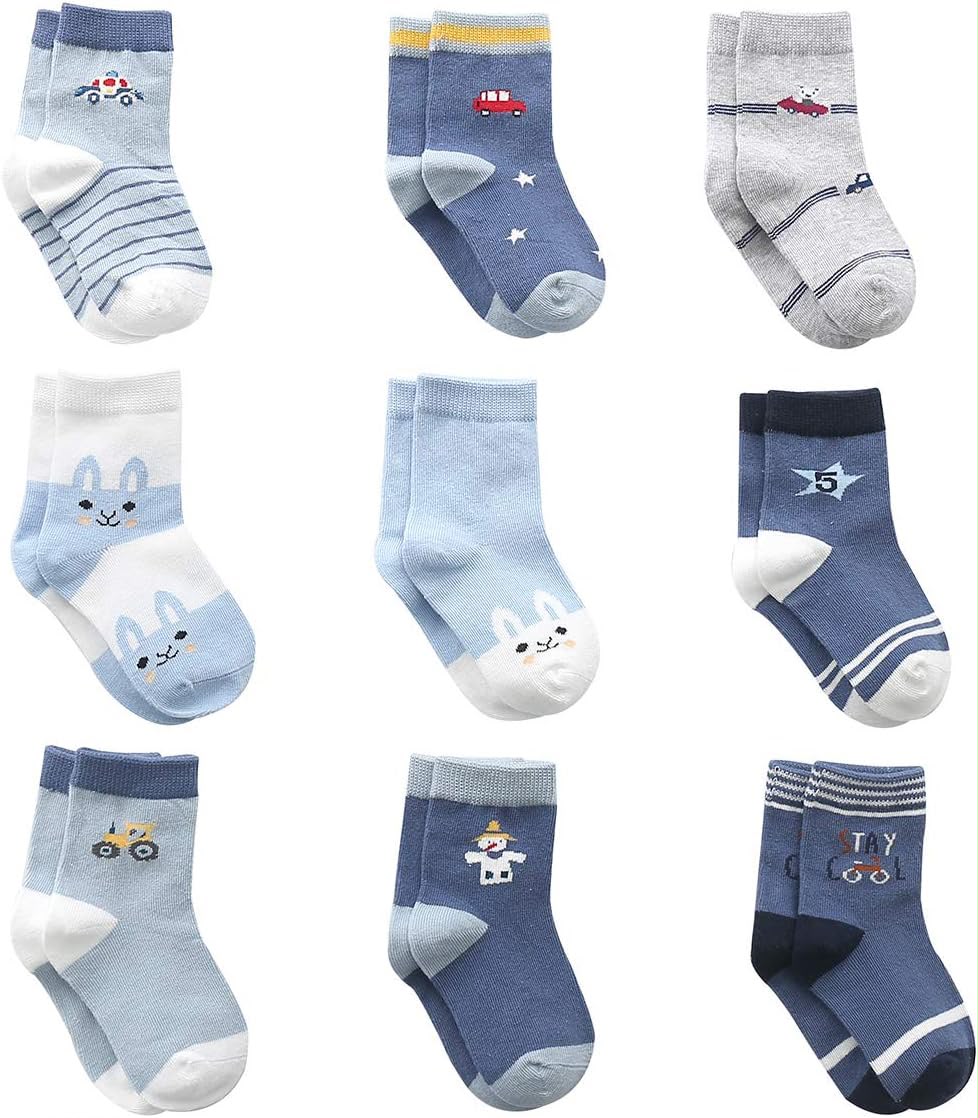 Baby Boys’ Socks , 9 pairs
