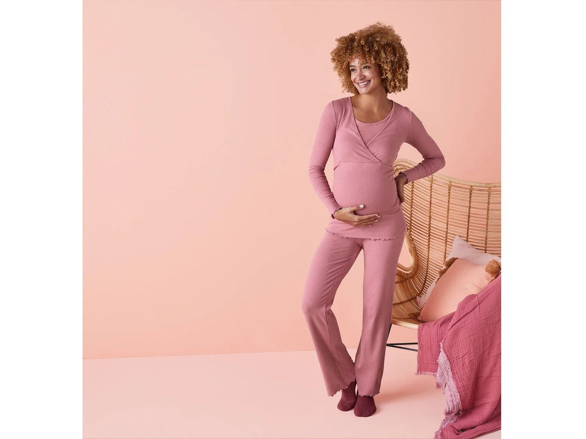 ESMARA Long Maternity Pajamas , 2 pcs