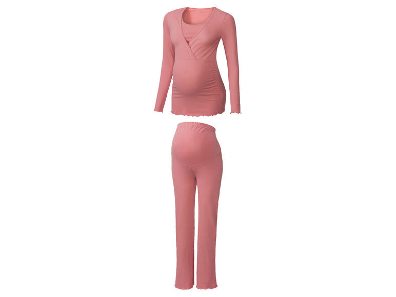 ESMARA Long Maternity Pajamas , 2 pcs
