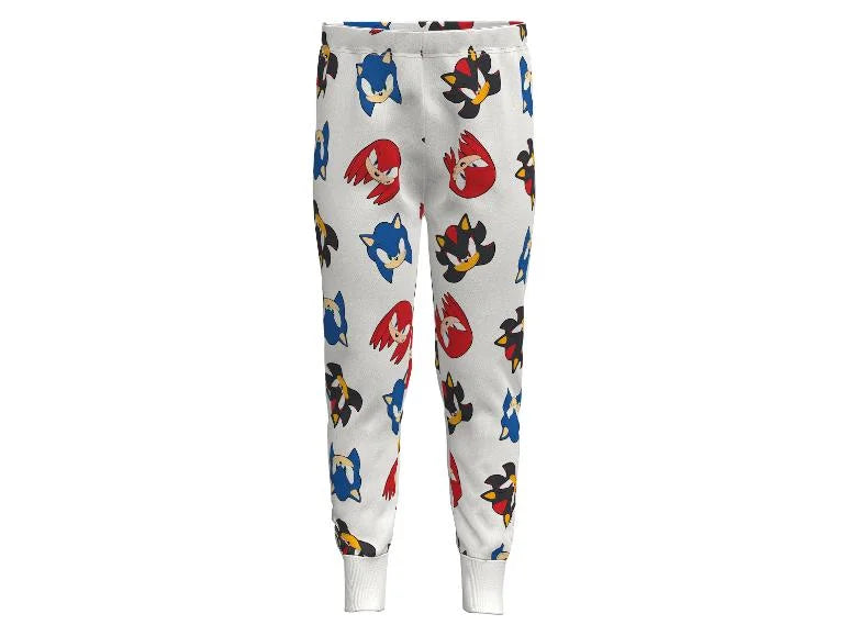 Boys’ Long Cotton Pajamas - Sonic