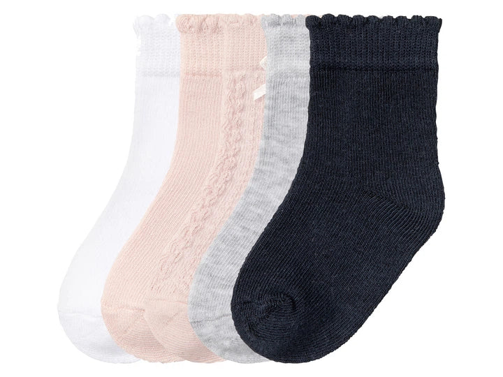 LUPILU Baby Girls’ Socks , 5 pairs
