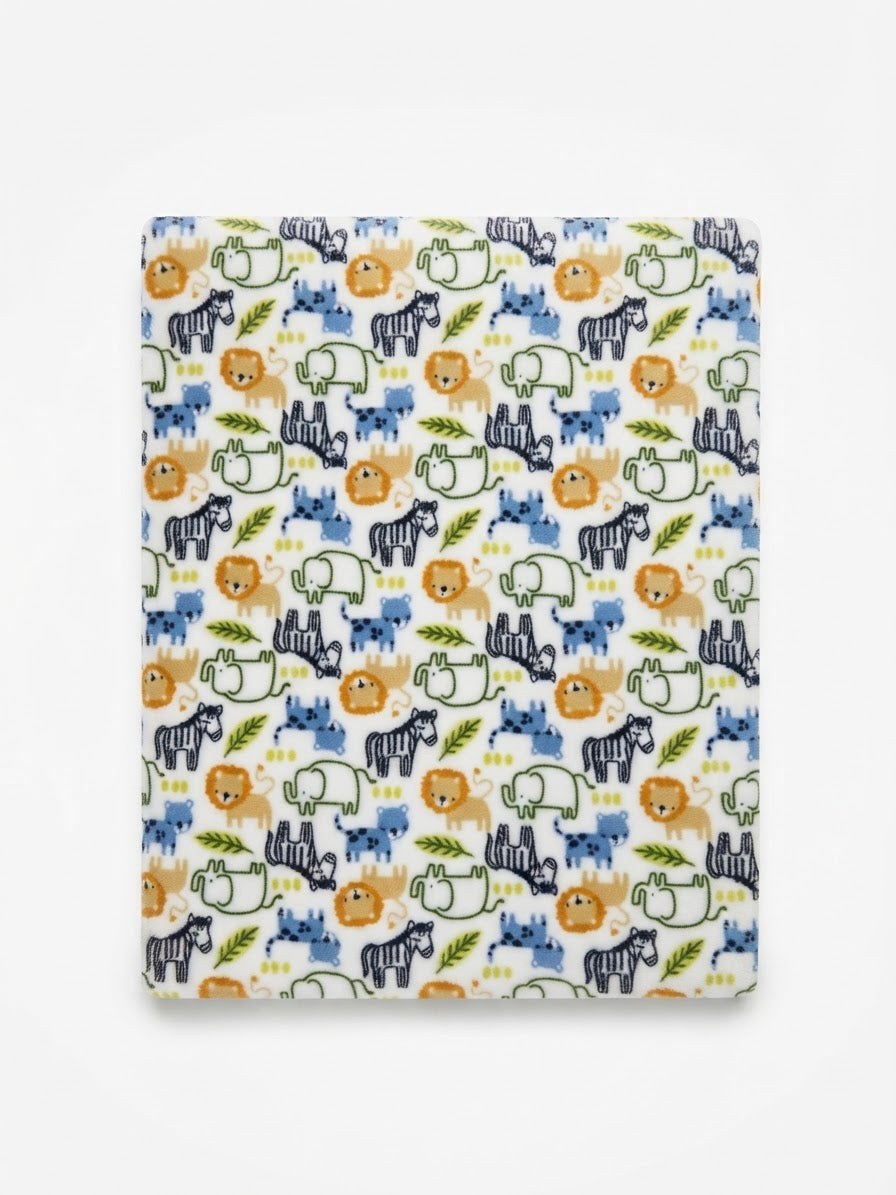 Baby Blanket - Safari Animals (30x30 cm)