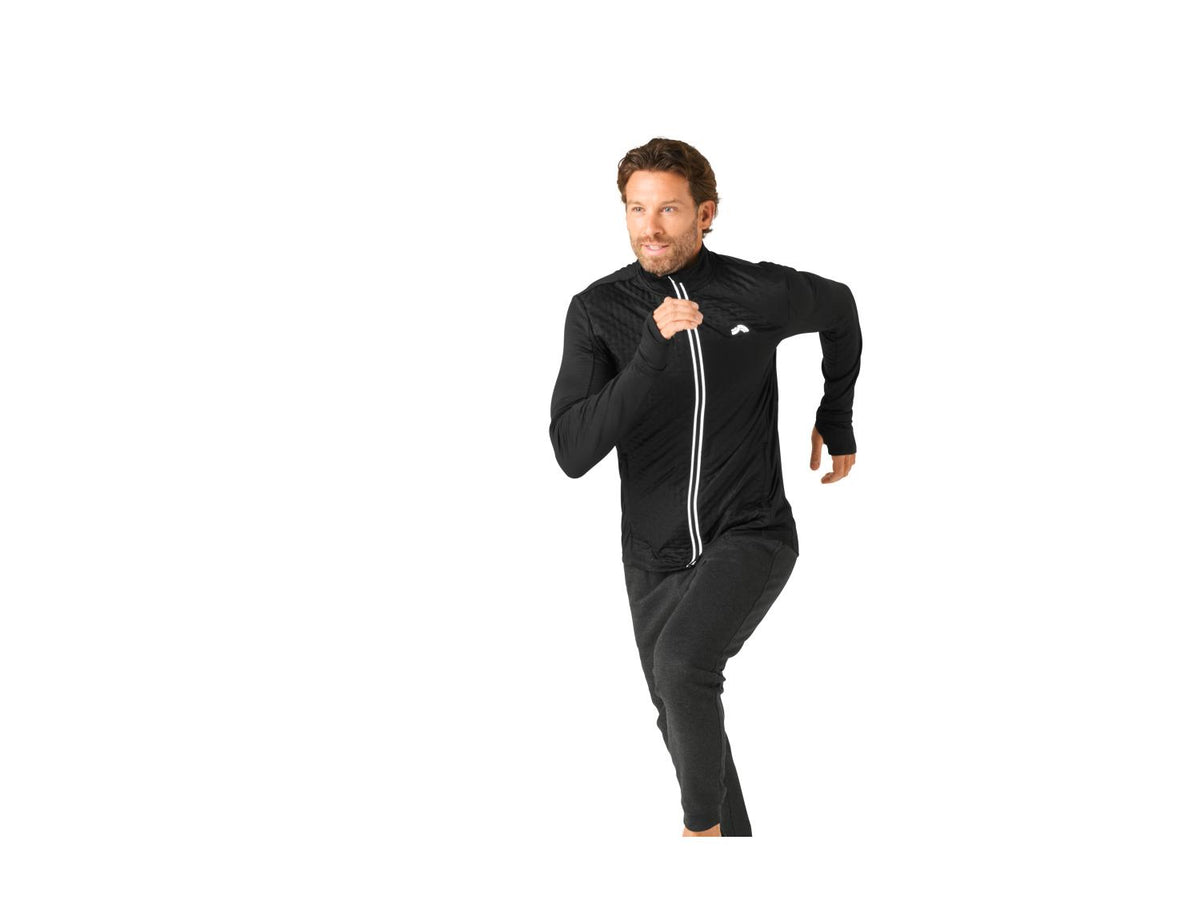 CRIVIT Men’s Thermal Hybrid Jacket (Black)