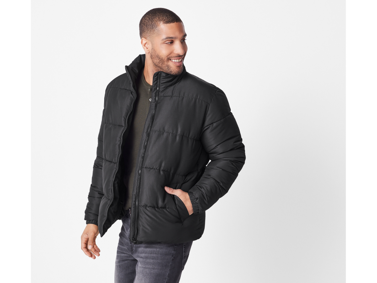 Men’s Puffer Jacket - Esmara men (Black)