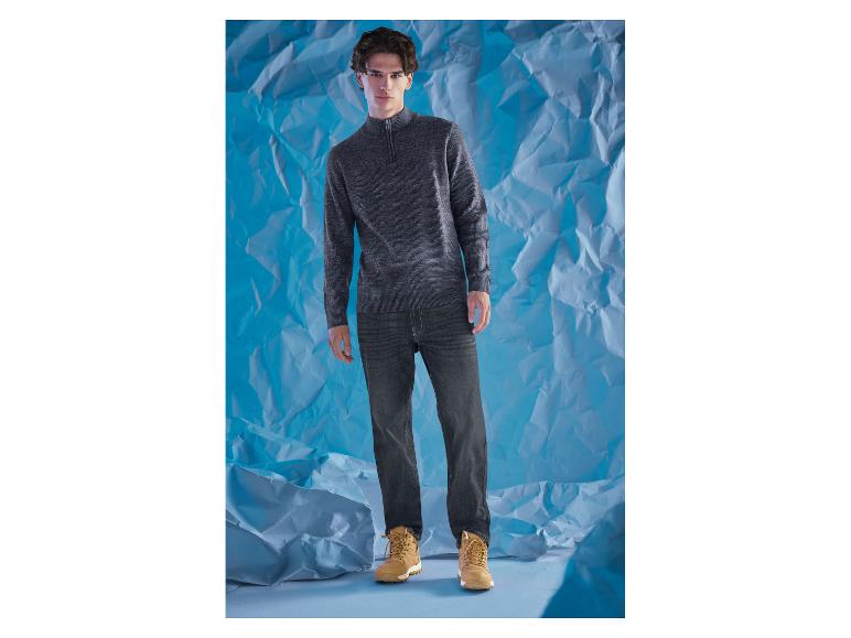 Men’s Half-Zip Jumper (navy) - Esmara men