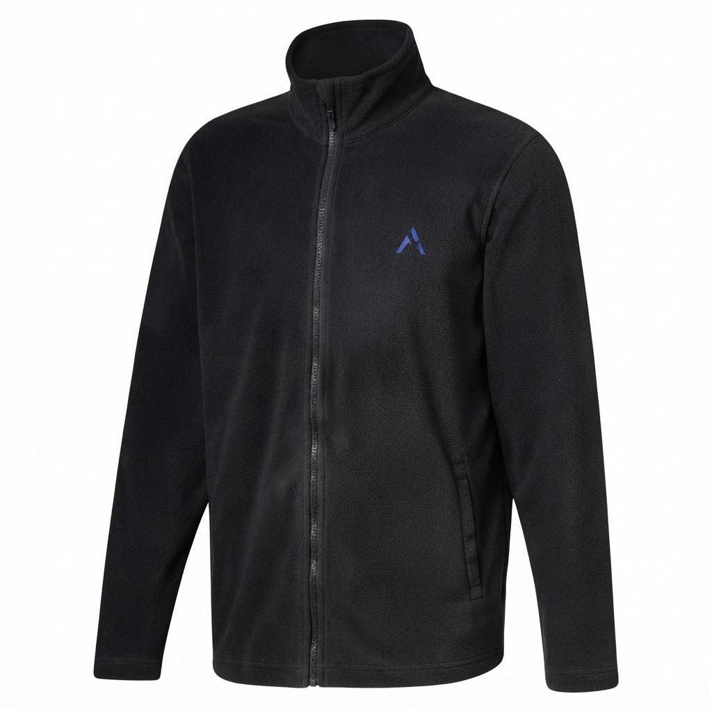 CRIVIT Men’s Thermal Fleece Jacket (Black)