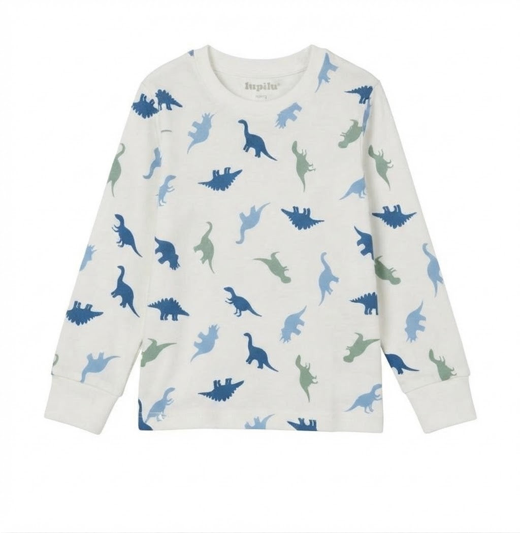 LUPILU Boys’ Long Pajamas - Dinosaurs