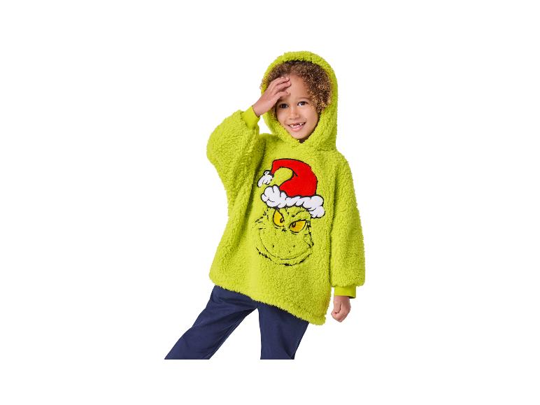 Kids’ Oversized Christmas Hoodie - The Grinch