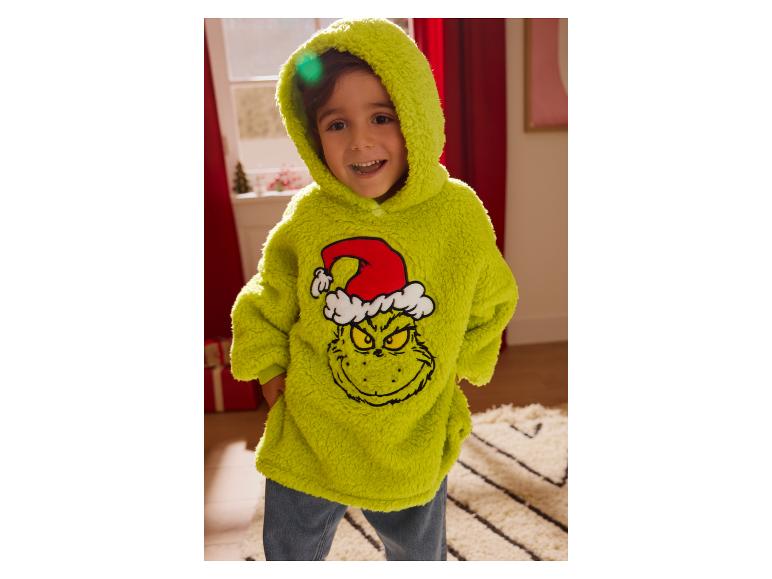 Kids’ Oversized Christmas Hoodie - The Grinch