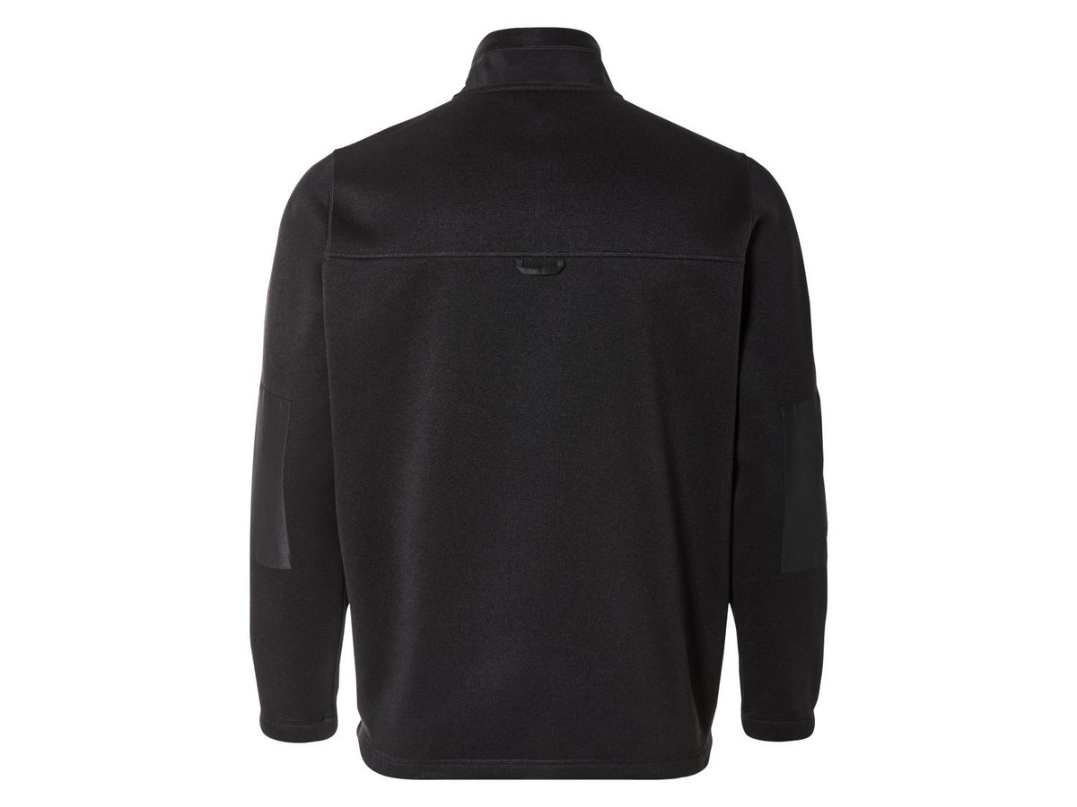 LIVERGY Men’s Fleece Knit Jacket (Black)