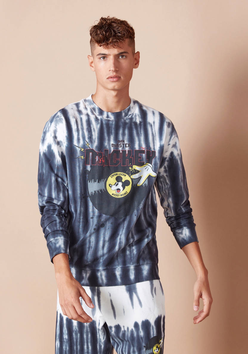 Men’s Mickey Mouse Tie-Dye print Sweatshirt