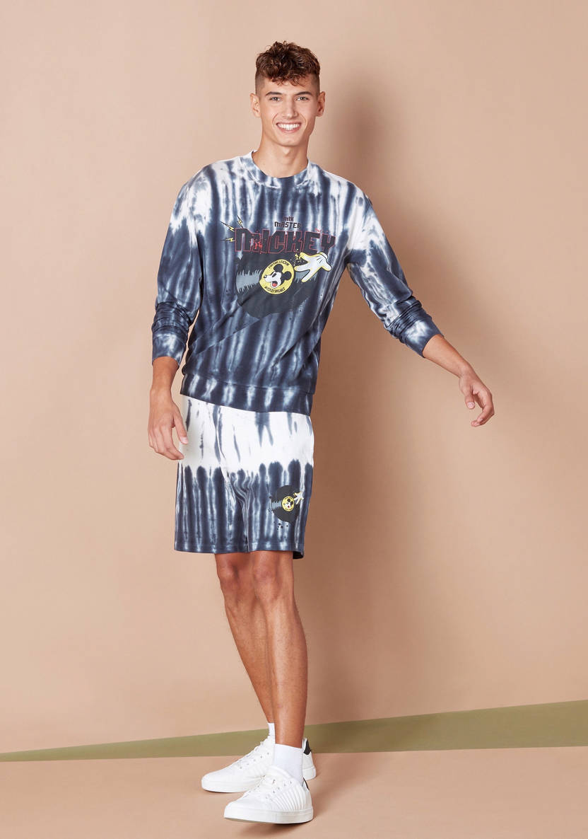 Men’s Mickey Mouse Tie-Dye print Sweatshirt