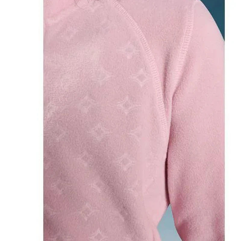 NEWCENTIAL Girls’ Fleece Jacket (pink)