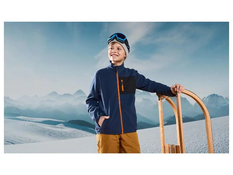 CRIVIT Boys’ Fleece Jacket (blue)