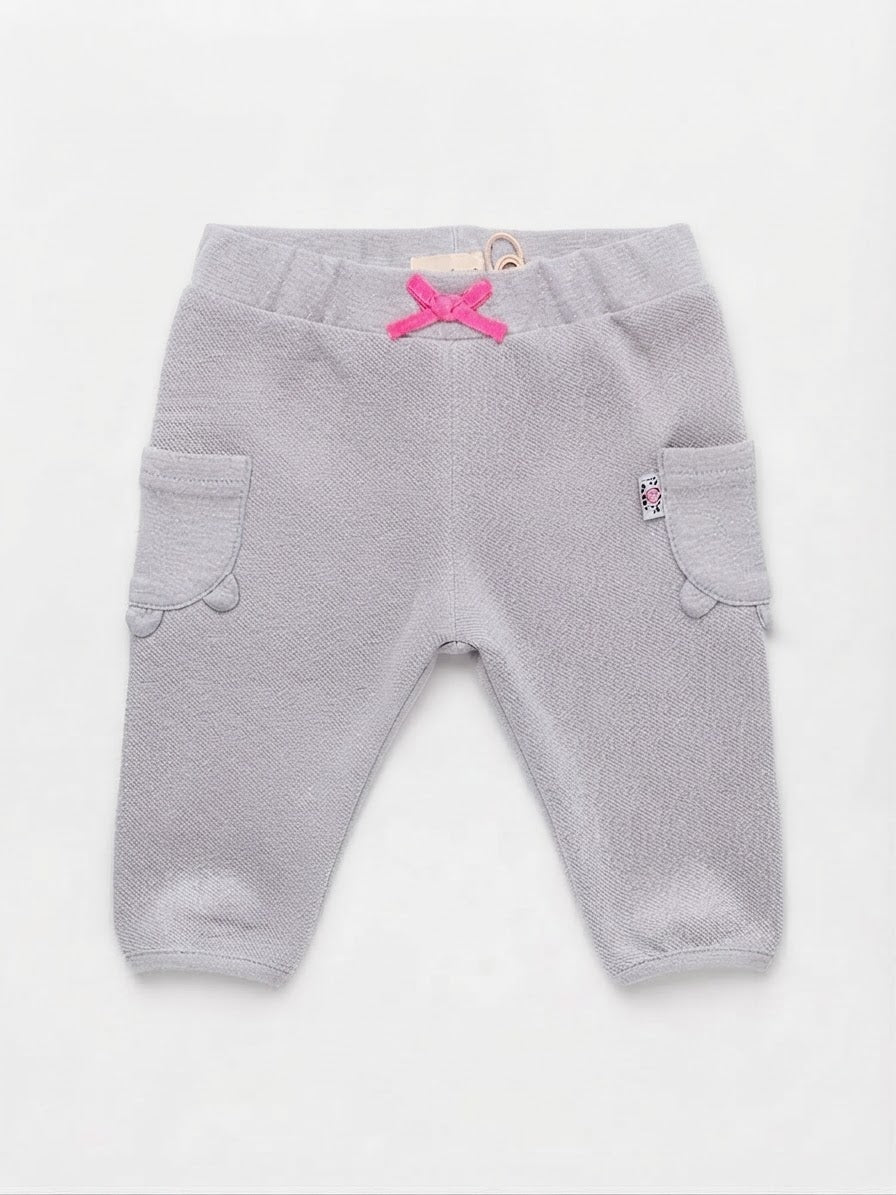 Baby Girls’ Fleece pants with glitter effect