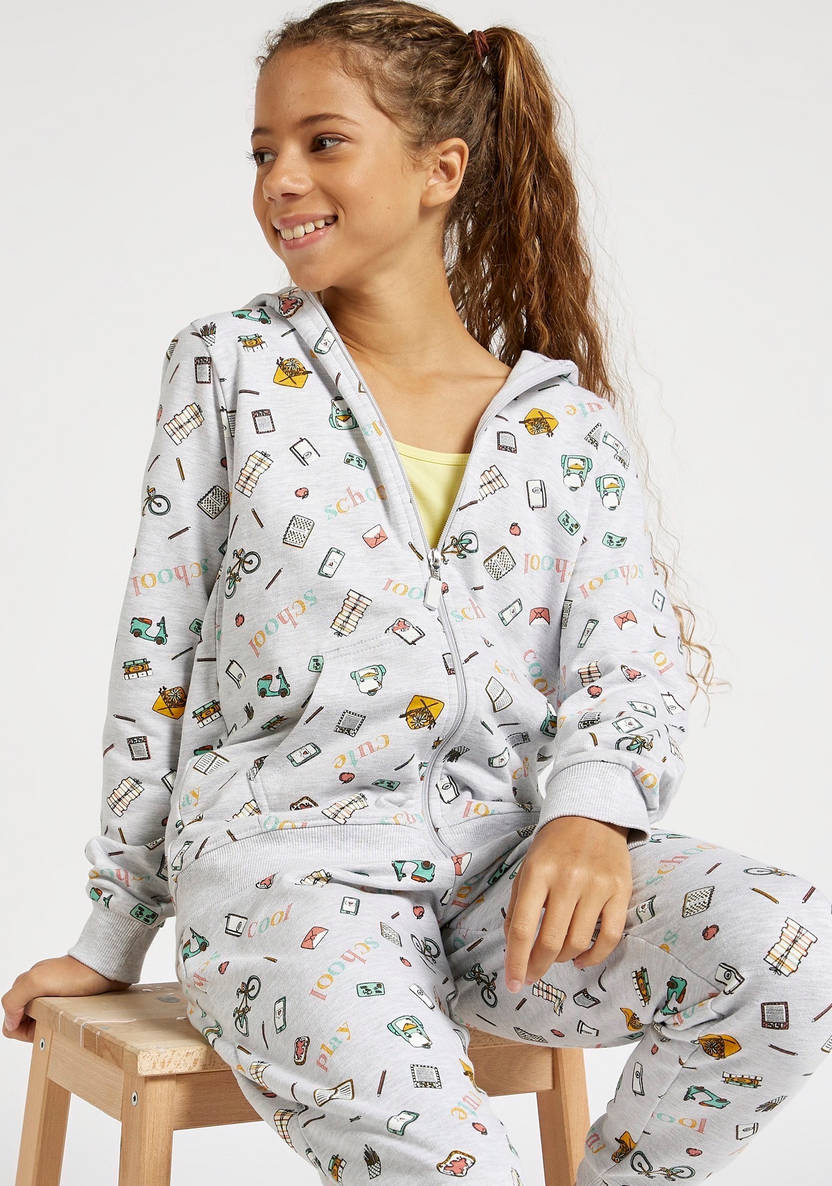 Max Girls’ Fleece Zip-up Hoodie