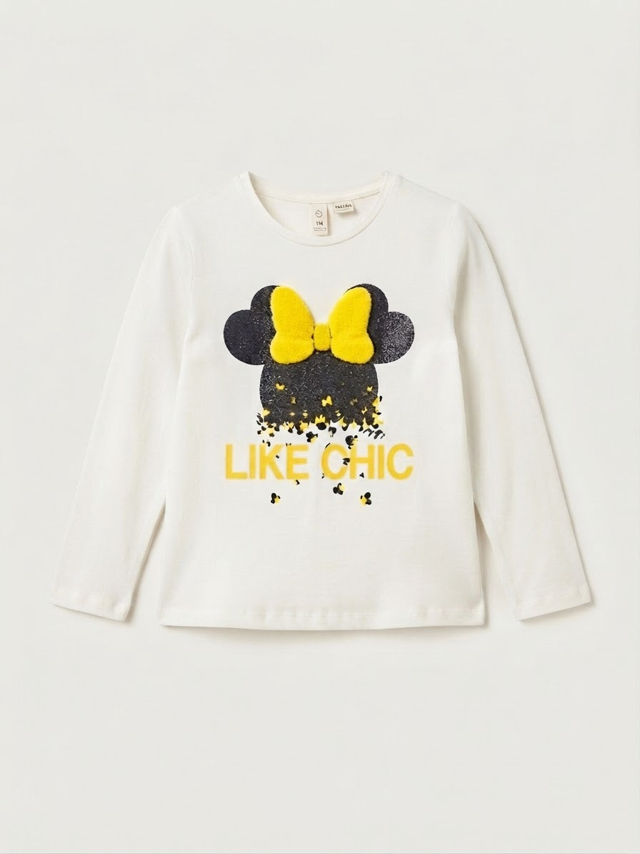 Girls’ Fleece Longsleeve T-Shirt
