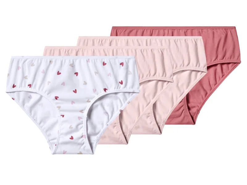 ESMARA Girls’ Briefs Set, 4 pcs