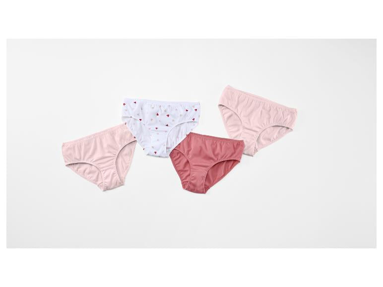 ESMARA Girls’ Briefs Set, 4 pcs