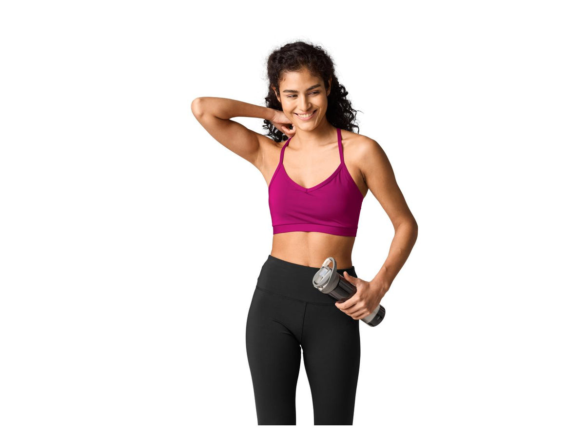 CRIVIT Women’s Sports Bra (Pink)