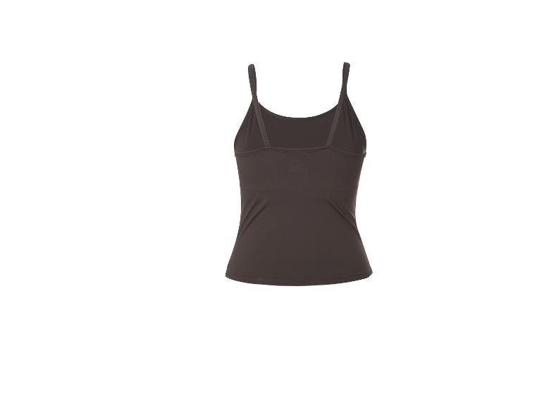 CRIVIT Women’s Sports Top (Brown/Spaghetti straps)
