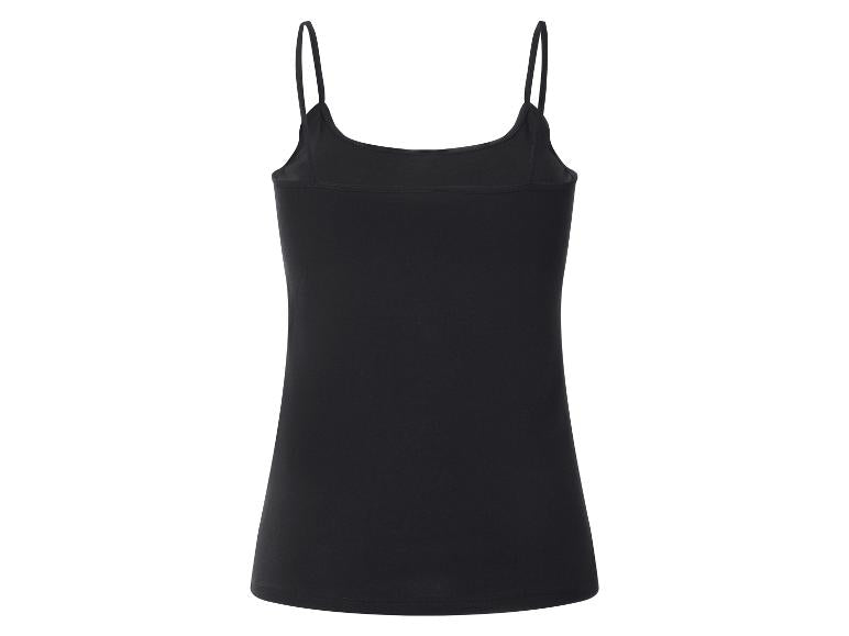 ESMARA Women’s Spaghetti Strap Tops, 3 pcs (black)