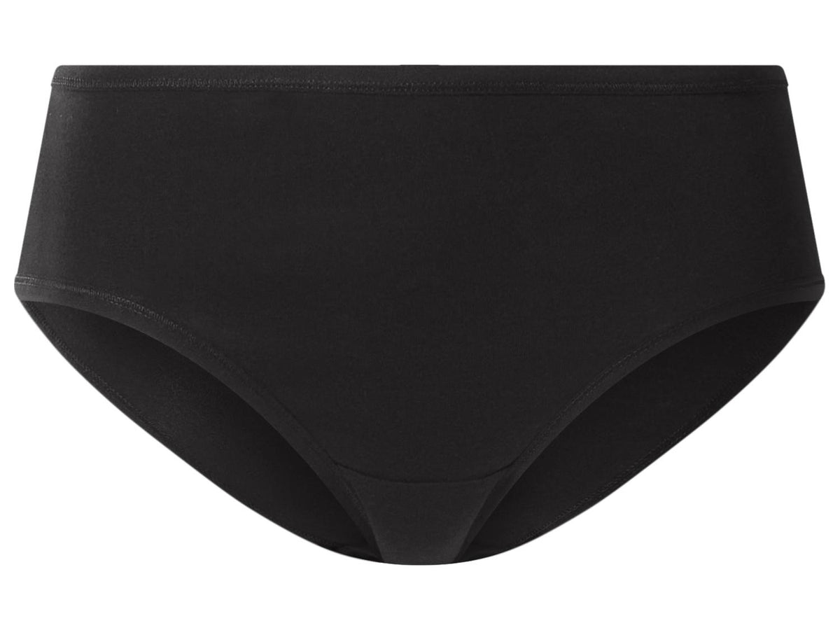 ESMARA Women’s Cotton Briefs, 5 pcs (Black)