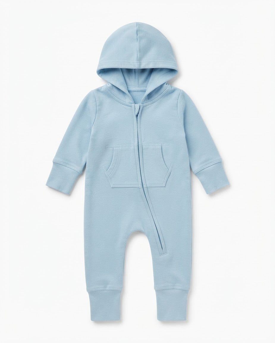 Baby Boys’ Cotton Fleece Overalls