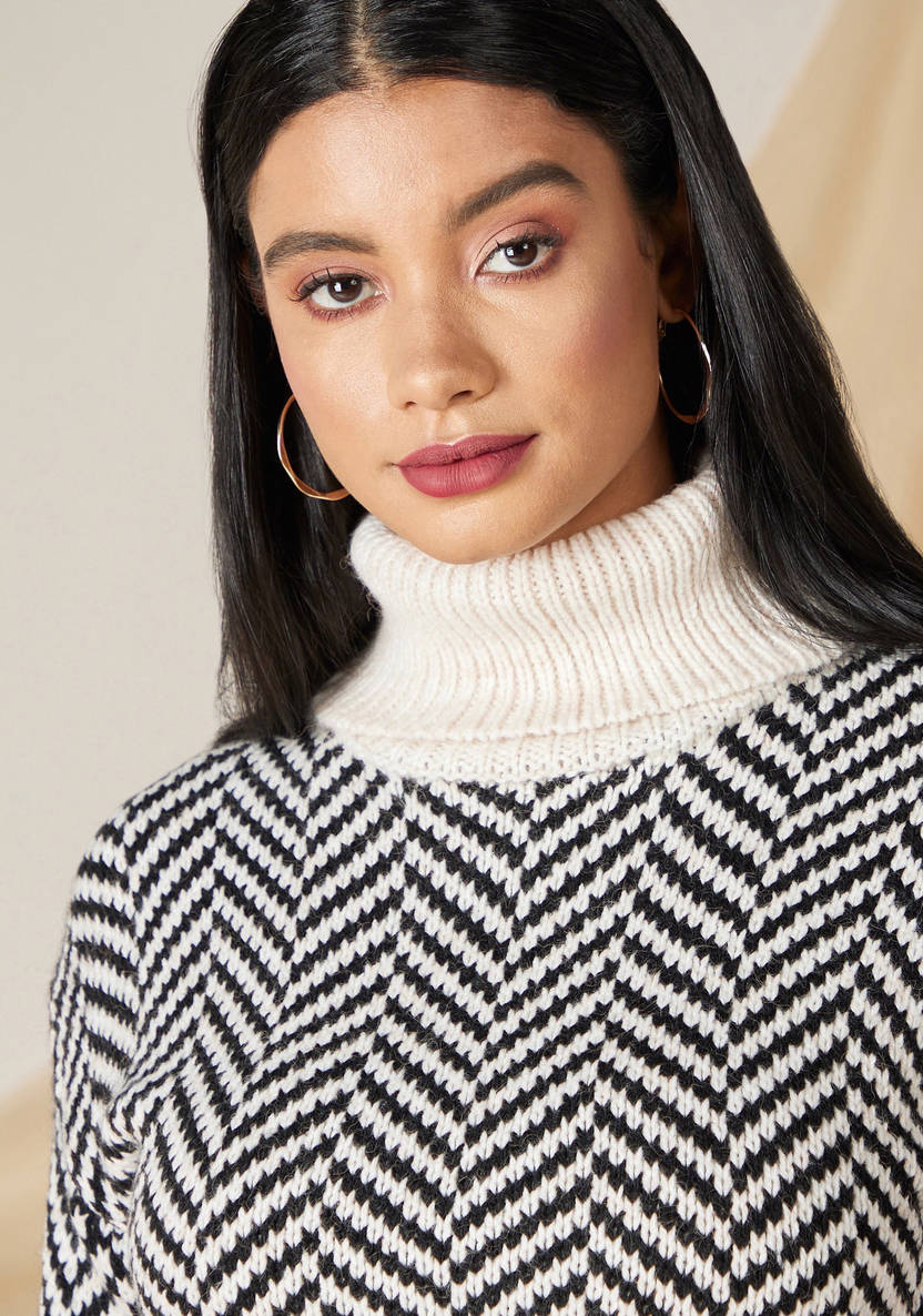 Women’s Zig-Zag Textured Jumper