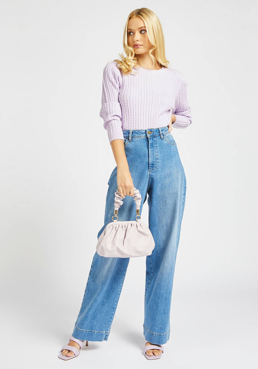 Women/Girls Cable-Knit Sweater